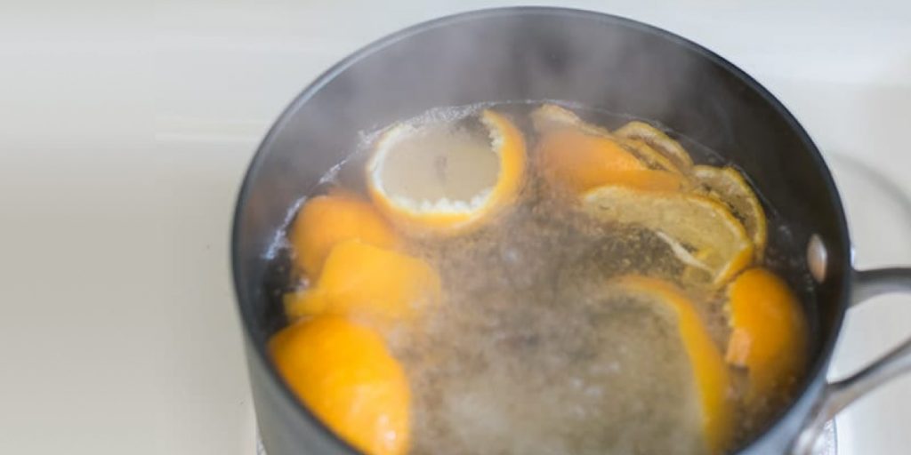 boiling lemon water