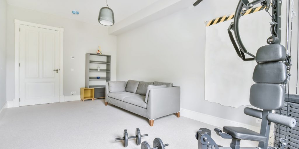 home gym space
