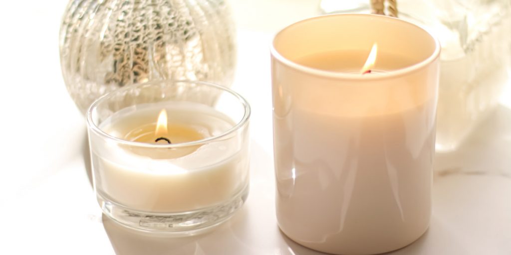 ignited scented candles