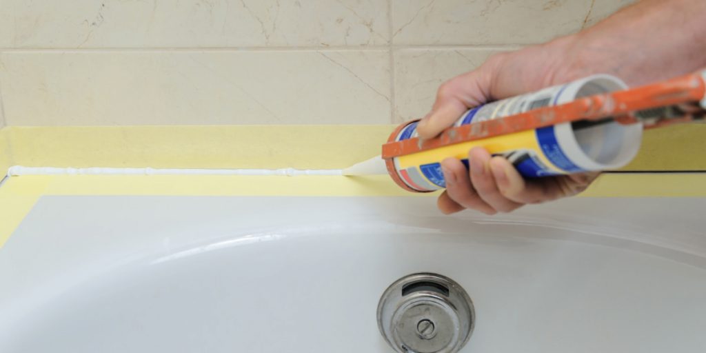 silicone caulking removal