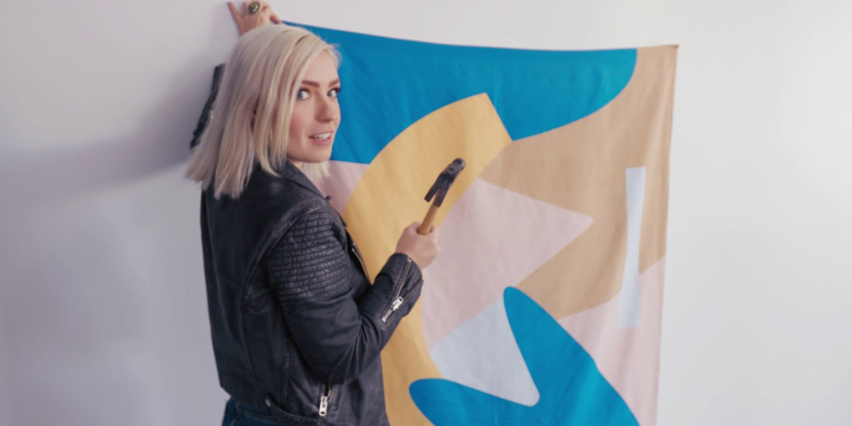 How To Hang Fabric On Wall StepByStep Guide