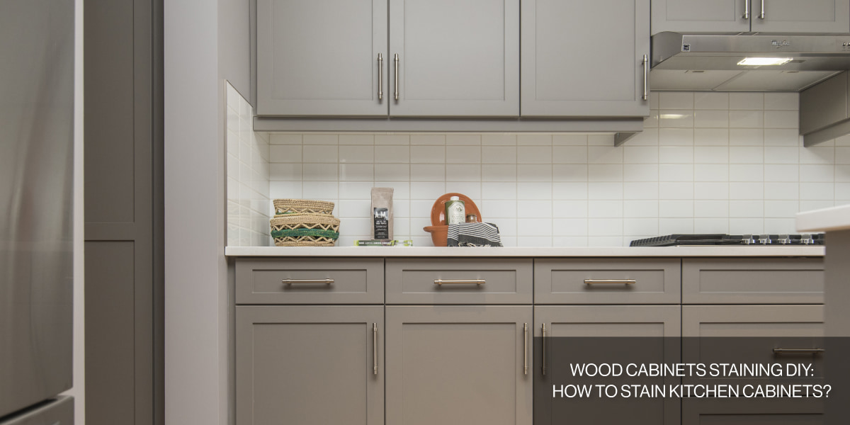 How To Stain Kitchen Wood Staining DIY Guide