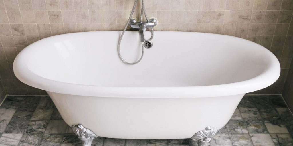 metal bathtub option