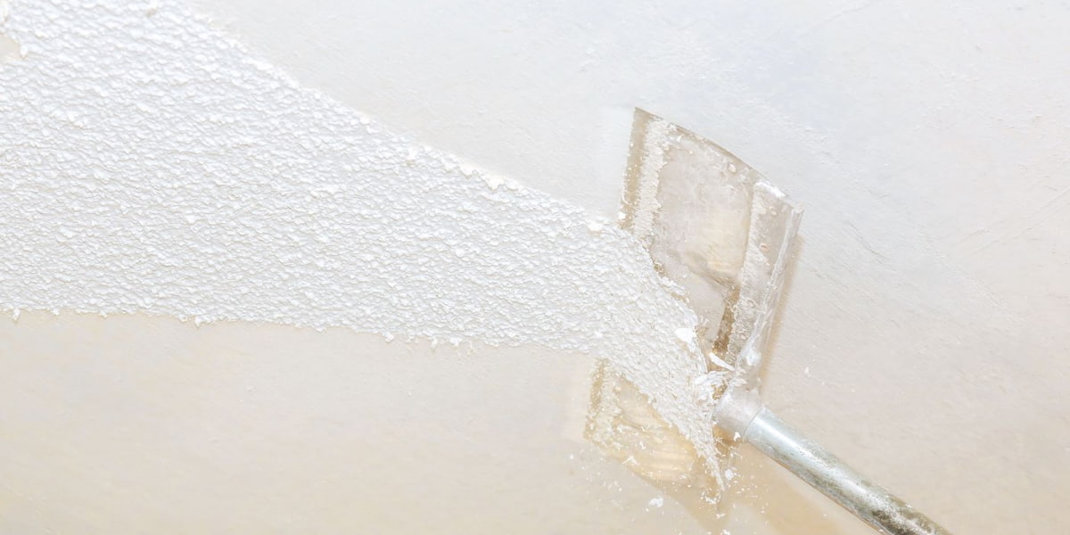 How To Take Off A Popcorn Ceiling Easy Stepbystep DIY Guide