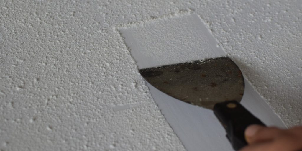best way to remove popcorn ceiling