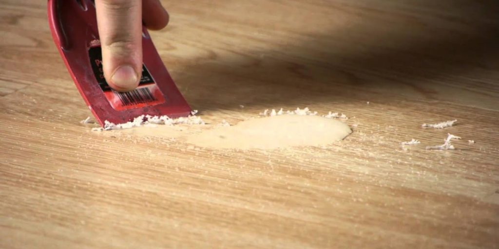 removing floor wax from hardwood